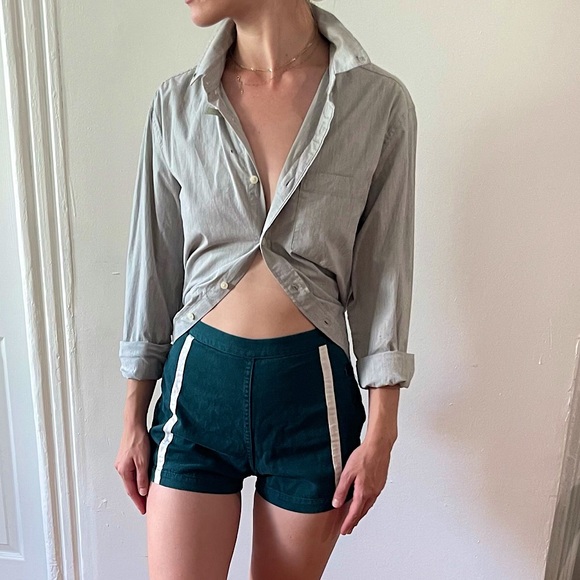 NWOT Goodfellow & Co Light Grey Long Sleeve Collared Pocket Button Down Shirt M - Picture 5 of 16